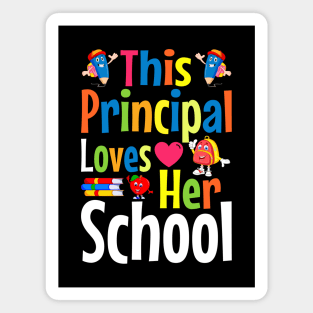 this principal loves her school back to school Magnet